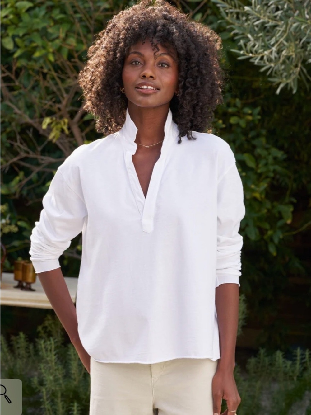 Frank & Eileen Patrick Popover Henley Large White